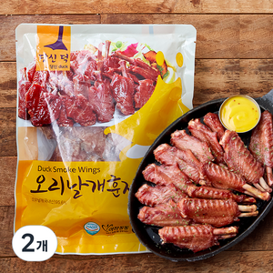 당신덕 오리날개 훈제, 400g, 2개