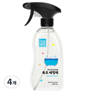 네이쳐러브메레 욕조 세정제, 400ml, 4개