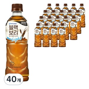 하이트진로 블랙보리 라이트, 520ml, 40개