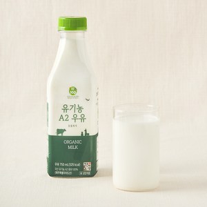 제주우유 유기농 A2 우유, 750ml, 1개