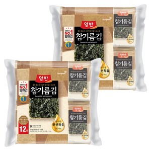 양반 참기름 김, 4.5g, 24개