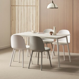 보니애가구 포지타노 포셀린 세라믹 식탁세트 1200 + 의자 세트 4인용 방문설치