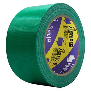 신흥테이프 국산 대용량 라바 청면테이프 48mm x 25M 초록, 1개