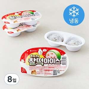 롯데웰푸드 쫀득쫀득 찰떡아이스(냉동)