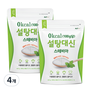 설탕대신 스테비아, 400g, 4개