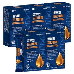 코오롱제약 알부민 프리미엄 15p, 225g, 5개