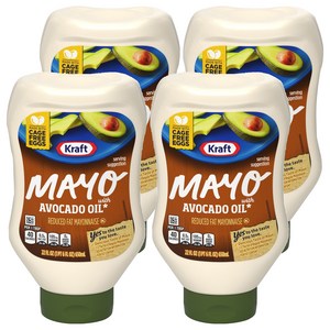 크래프트 아보카도 오일 마요네즈, 650ml, 4개