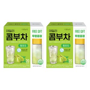 다농원 데일리 콤부차 청포도, 5g, 20개입, 2개, 5g