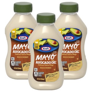 크래프트 아보카도 오일 마요네즈, 354ml, 3개
