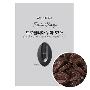 쿠킹스토리 발로나 트로필리아 누아 다크초콜릿, 500g, 1개