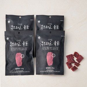 THE 부드러운 육포 블랙페퍼 30g, 4입