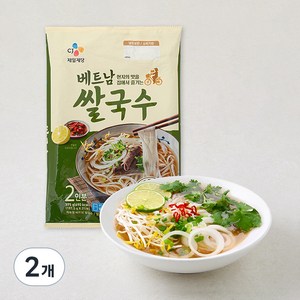 CJ제일제당 베트남식 쌀국수 2인, 375g, 2개
