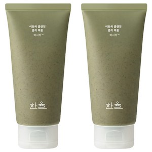 한율 어린쑥 클렌징 흡착 팩 폼, 120ml, 2개
