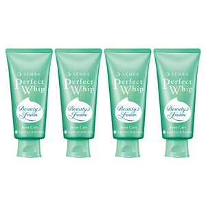센카 퍼펙트 휩 아크네 케어 에프 클렌징폼, 100g, 4개