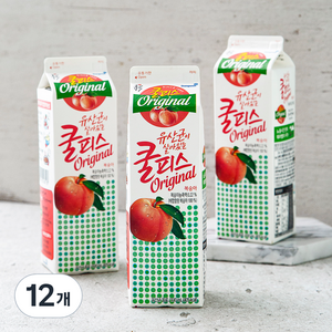 소와나무 쿨피스 복숭아, 930ml, 12개