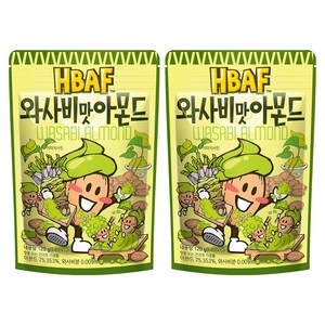 바프 와사비맛 아몬드, 120g, 2개