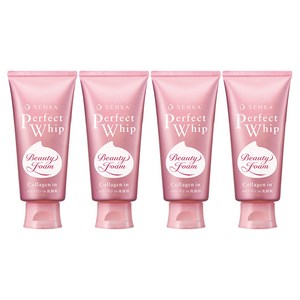 센카 퍼펙트 휩 콜라겐 인 클렌징폼, 120g, 4개