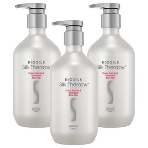 실크테라피 샤인 트리트먼트 플러스 로즈힙향, 500ml, 3개
