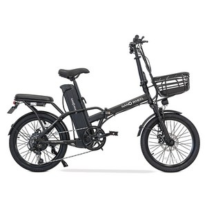 나노휠 커브 20 500W 면허필요없는 접이식 고출력 전기자전거 48V 10Ah 고객직접설치