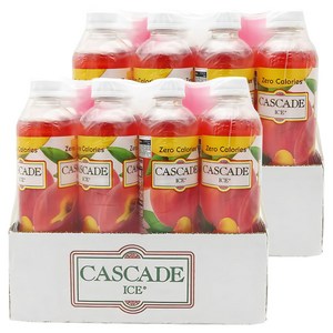 캐스케이드 스파클링 복숭아 망고에이드, 509ml, 24개