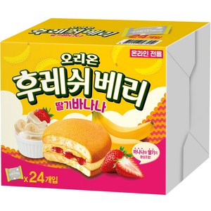 오리온 후레쉬베리 딸기바나나 12p, 348g, 2개