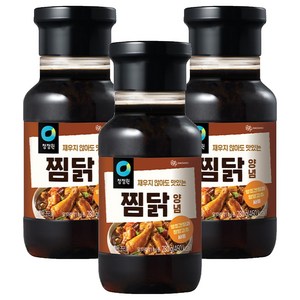 청정원 찜닭 양념, 280g, 3개