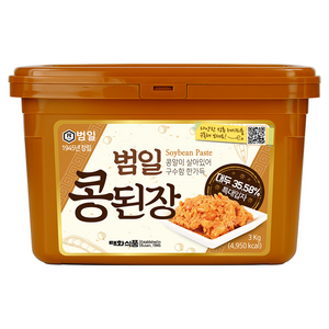 범일 콩된장 특대입자, 3kg, 1개
