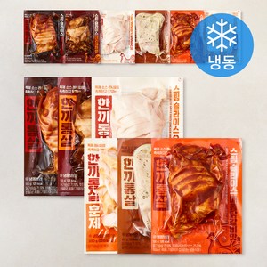 한끼통살 슬라이스 닭가슴살 6종 x 2p 믹스세트 (냉동)