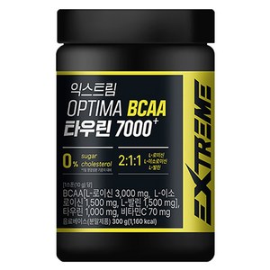 익스트림 옵티마 BCAA 타우린 7000 플러스, 300g, 1개