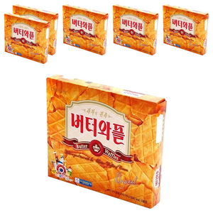 크라운 버터와플, 316g, 6개
