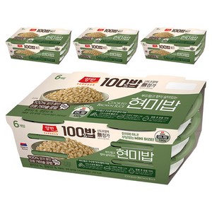 양반 동원 양반 100밥 현미밥, 130g, 24개