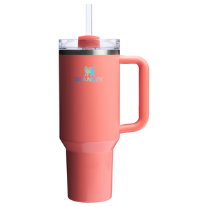 스탠리 퀜처 H2.0 플로우 스테이트 텀블러, 퍼커 피치, 1.18L, 1개