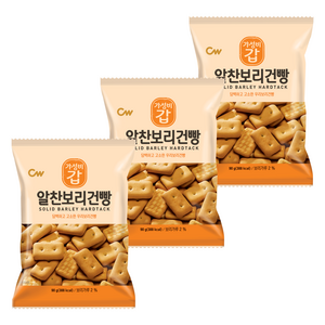 청우식품 알찬보리건빵 과자, 90g, 3개