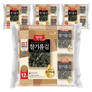 양반 참기름 김, 4.5g, 48개