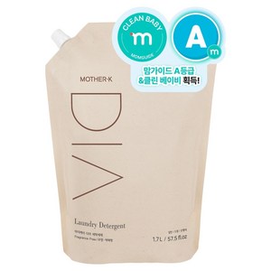 마더케이 디아 세탁세제 리필 무향, 1.7L, 1개