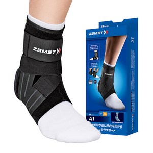 잠스트 발목 보호대 A1, 좌L(250~280..., 블랙, 1개