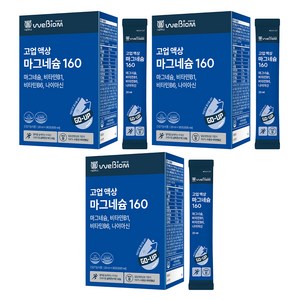 위바이옴 정품 고업 액상 마그네슘160 30p, 600ml, 3개