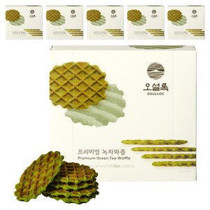 오설록 프리미엄 녹차와플, 72g, 6개