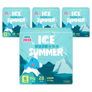 페넬로페 아이스 썸머 팬티기저귀 남여공용, 6단계, 112매