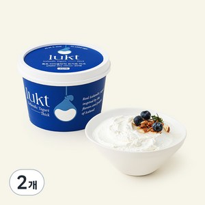 LUKT 아이슬란딕 요거트 띠크, 450g, 2개