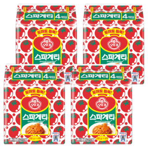 오뚜기 스파게티, 600g, 4개