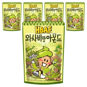 바프 와사비맛 아몬드, 120g, 5개