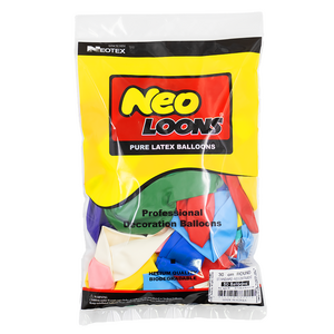 네오룬스 30cm 라운드풍선 50p, 스탠다드혼합, 1개