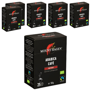 마운트하겐 유기농 스틱 커피, 2g, 25개입, 6개