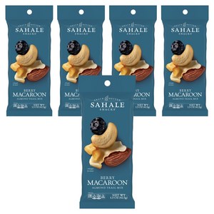사할리스낵 블루베리 마카롱 아몬드, 42.5g, 5개