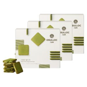 오설록 그린티 랑드샤 쿠키 10p, 100g, 3개