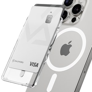 신지모루 맥세이프 M 슬림 슬롯 카드지갑 휴대폰 케이스