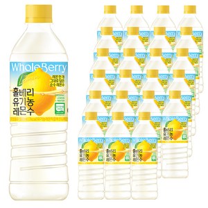 홀베리 유기농 레몬수, 500ml, 24개