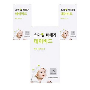 스마일랩 배테기 데이비드 배란테스트기, 15개입, 3개