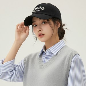 걸핀스 로스엔젤레스 빈티지 심플 레터링 남녀공용 볼캡 1449